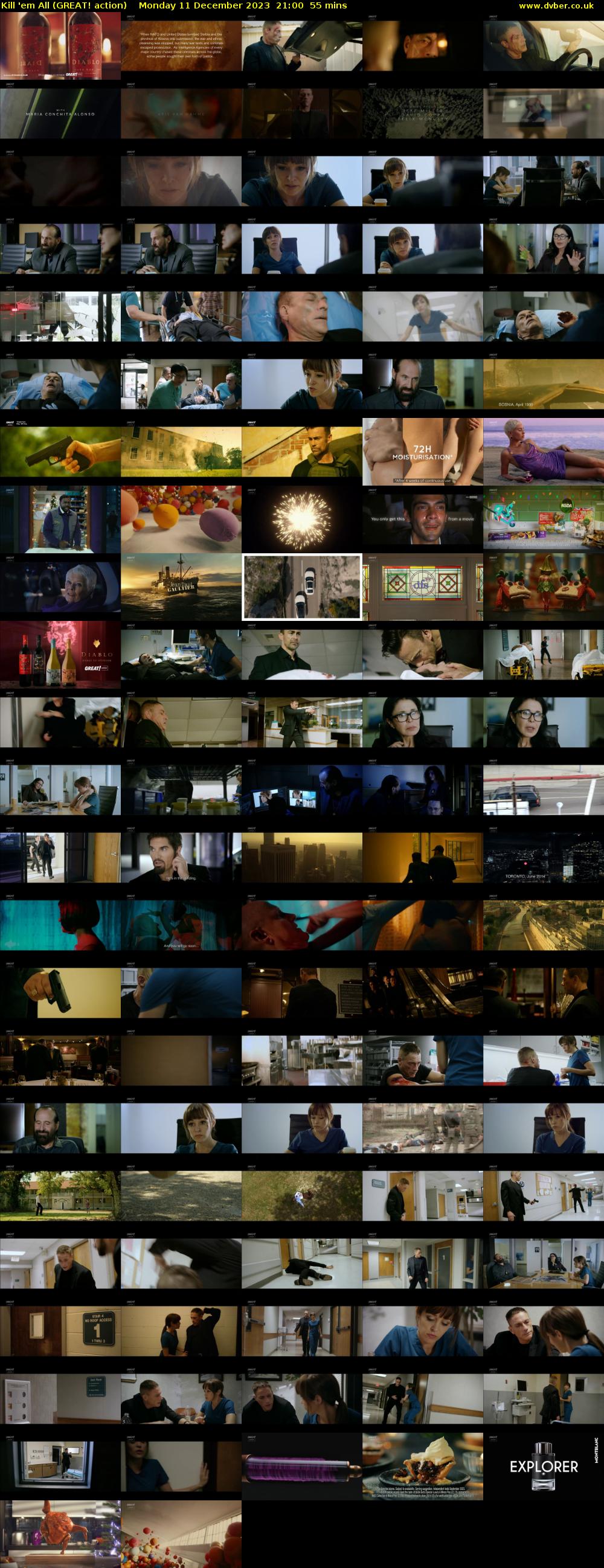 Kill 'em All (GREAT! action) Monday 11 December 2023 21:00 - 21:55