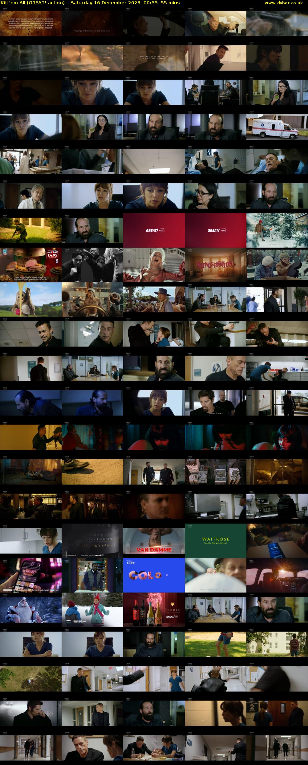 Kill 'em All (GREAT! action) Saturday 16 December 2023 00:55 - 01:50
