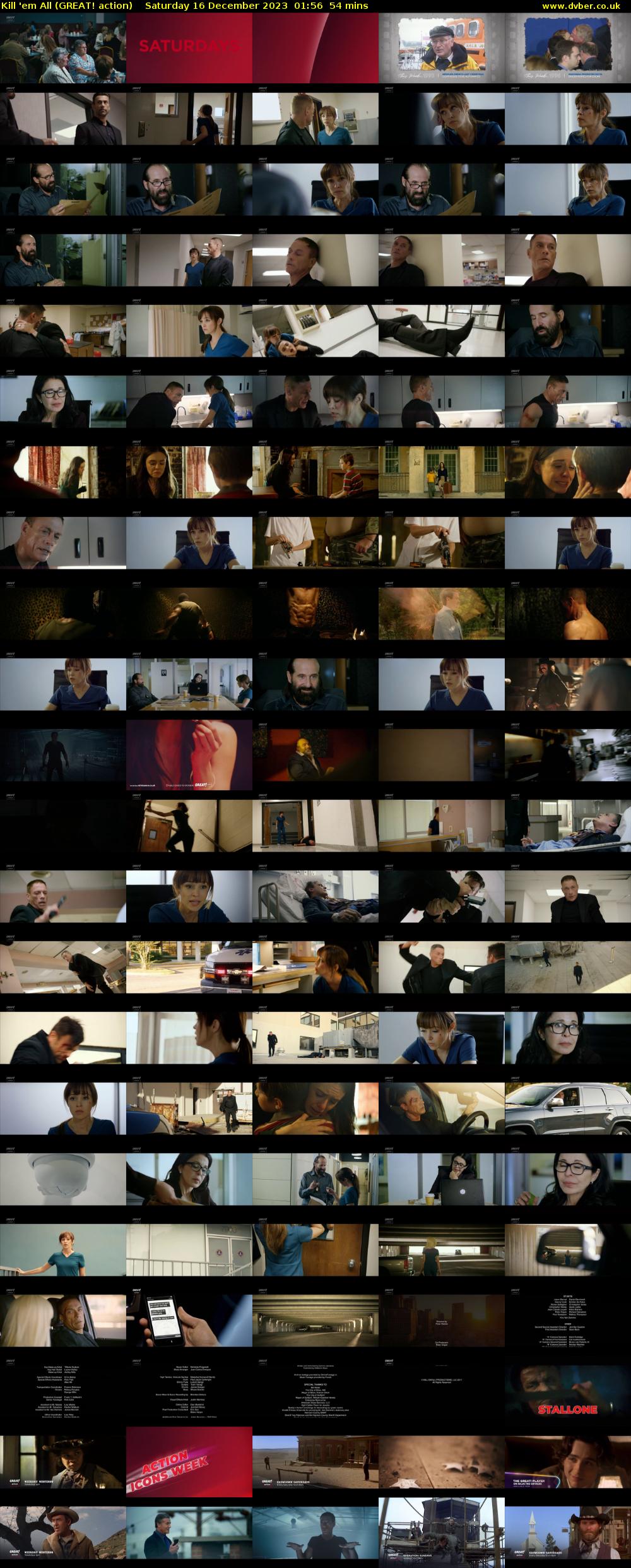 Kill 'em All (GREAT! action) Saturday 16 December 2023 01:56 - 02:50