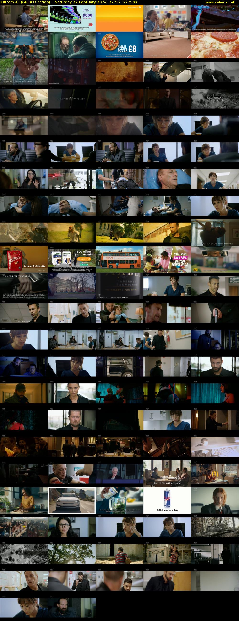 Kill 'em All (GREAT! action) Saturday 24 February 2024 22:55 - 23:50