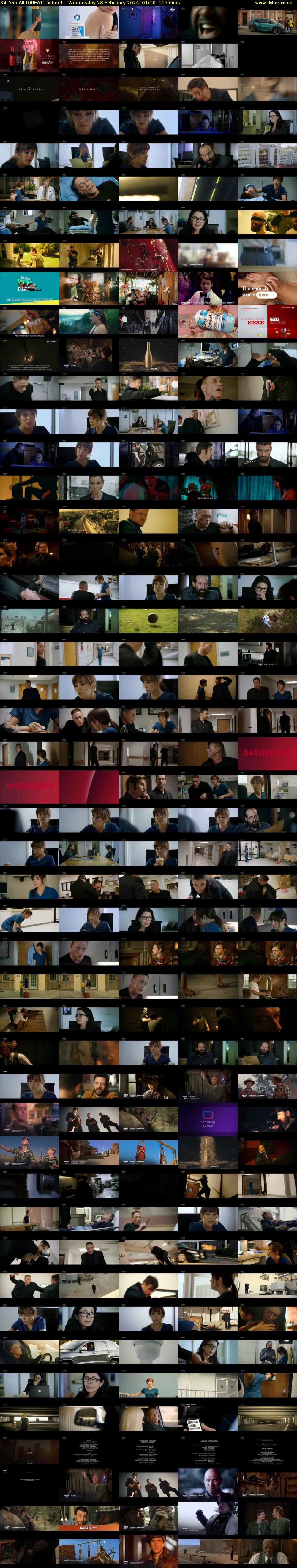 Kill 'em All (GREAT! action) Wednesday 28 February 2024 01:10 - 03:05