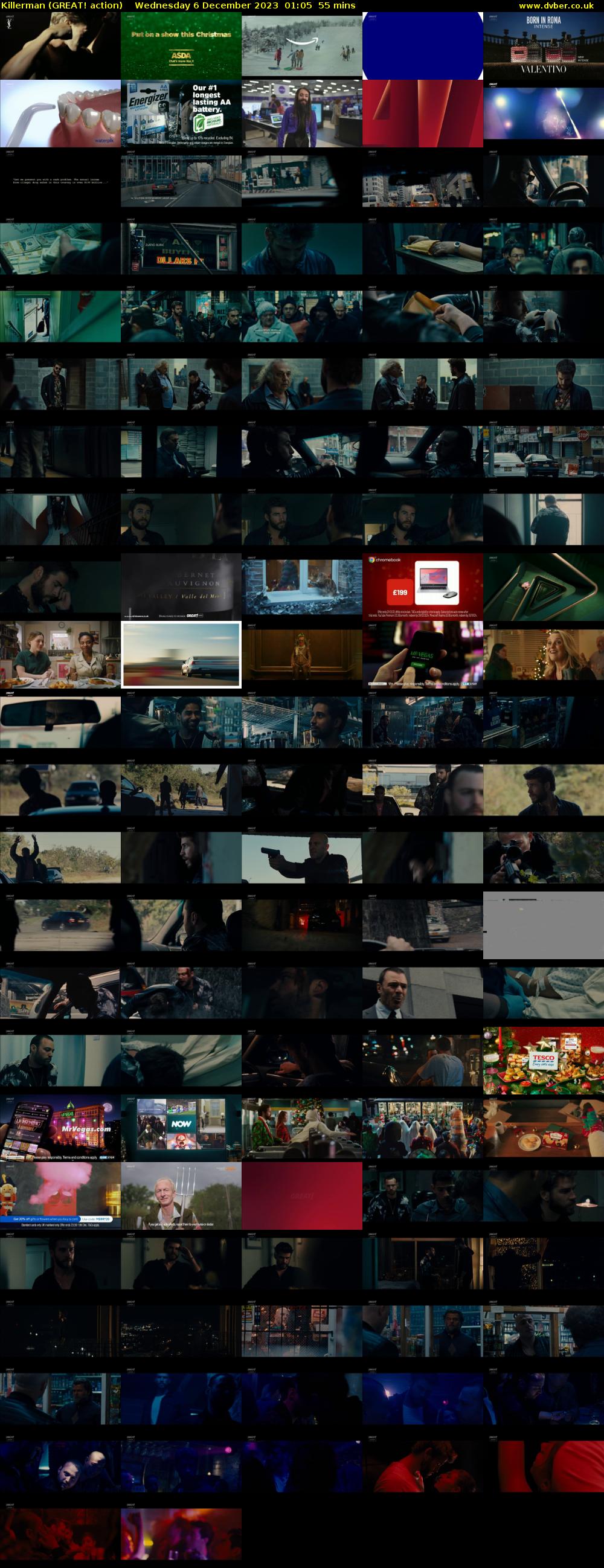 Killerman (GREAT! action) Wednesday 6 December 2023 01:05 - 02:00