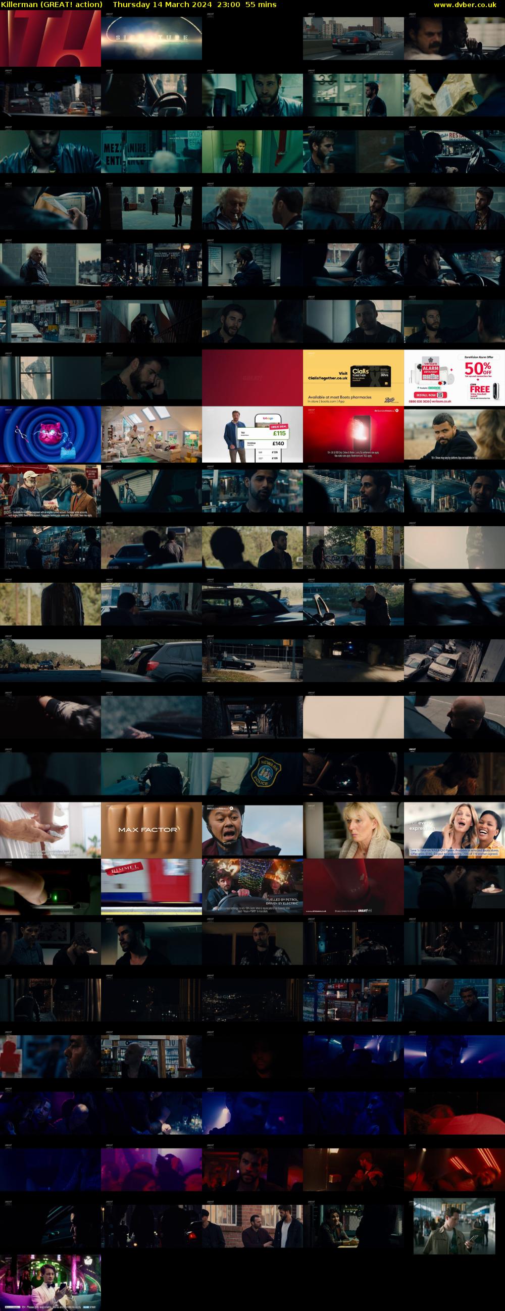 Killerman (GREAT! action) Thursday 14 March 2024 23:00 - 23:55