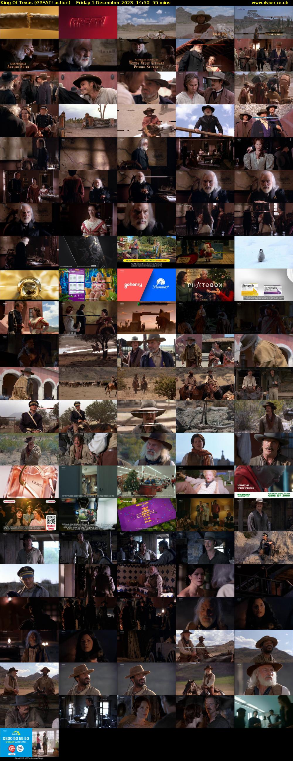 King Of Texas (GREAT! action) Friday 1 December 2023 14:50 - 15:45