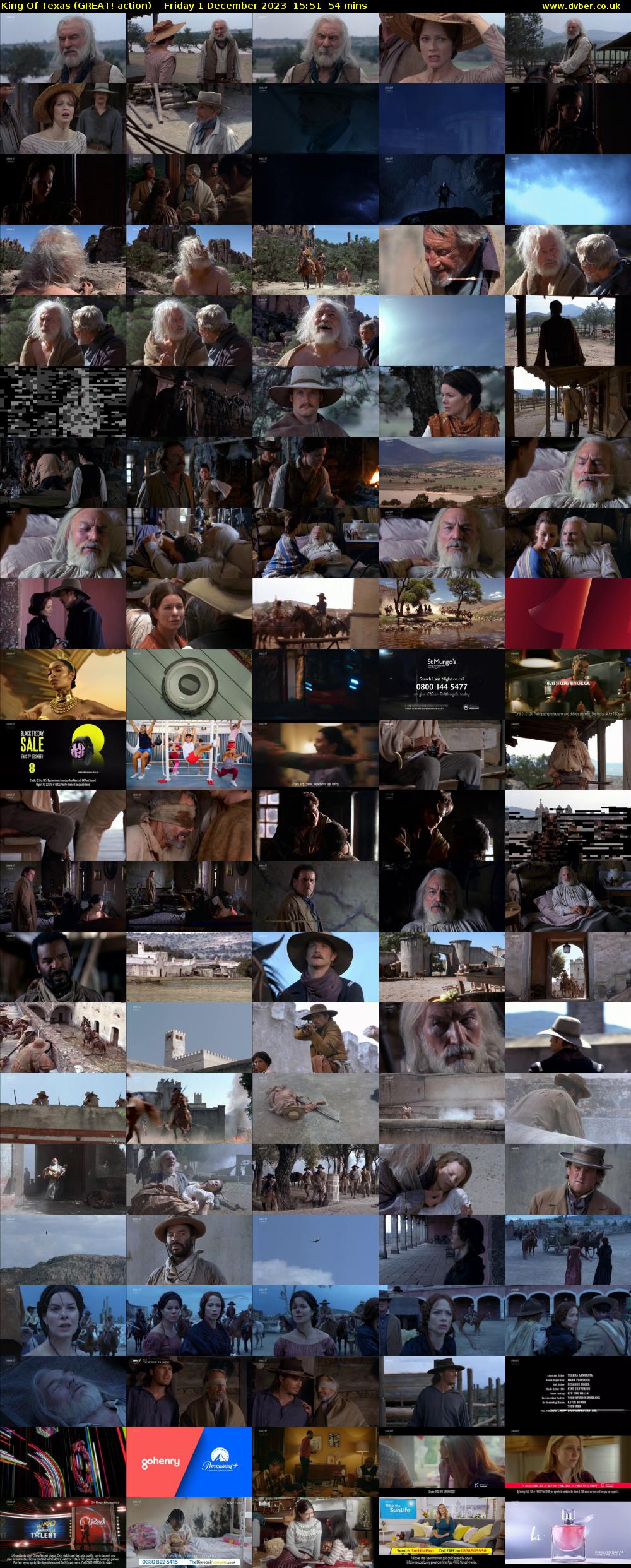 King Of Texas (GREAT! action) Friday 1 December 2023 15:51 - 16:45