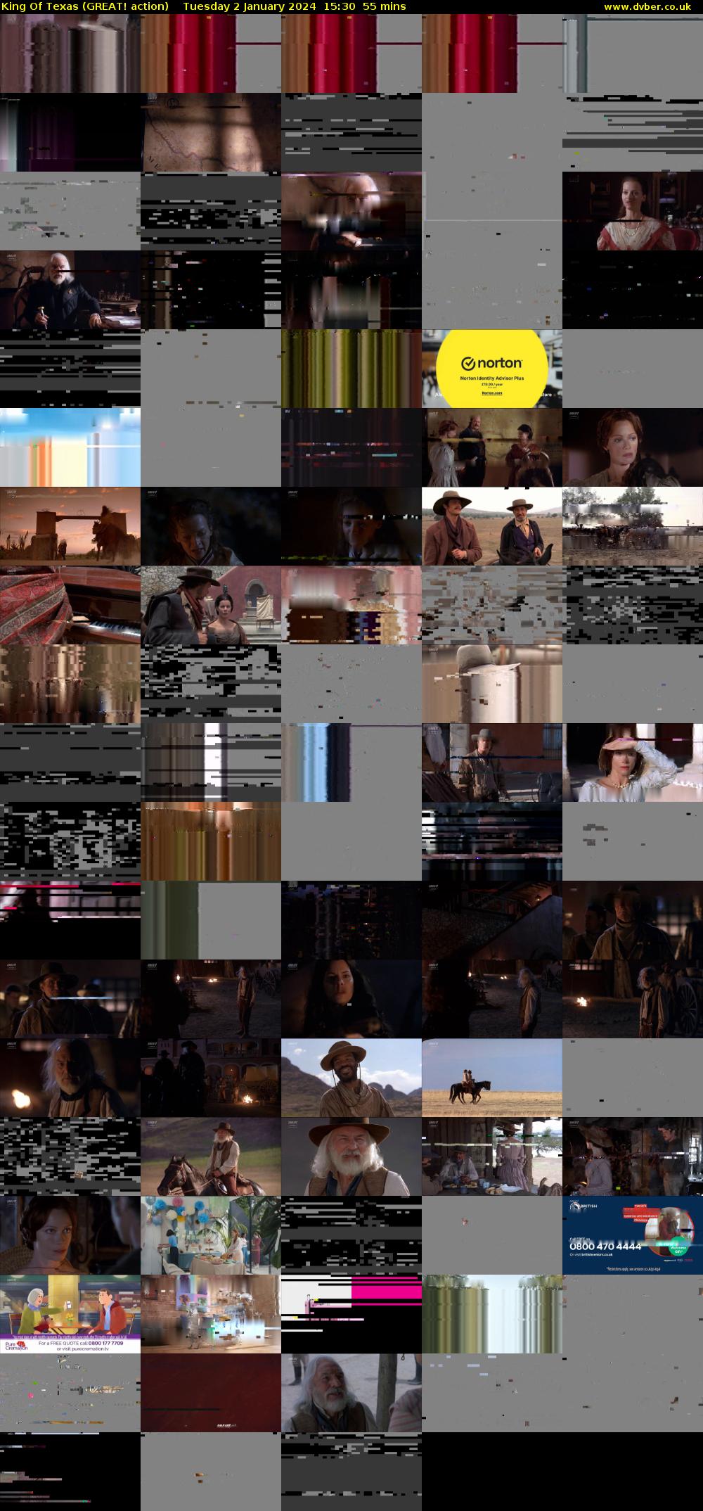 King Of Texas (GREAT! action) Tuesday 2 January 2024 15:30 - 16:25