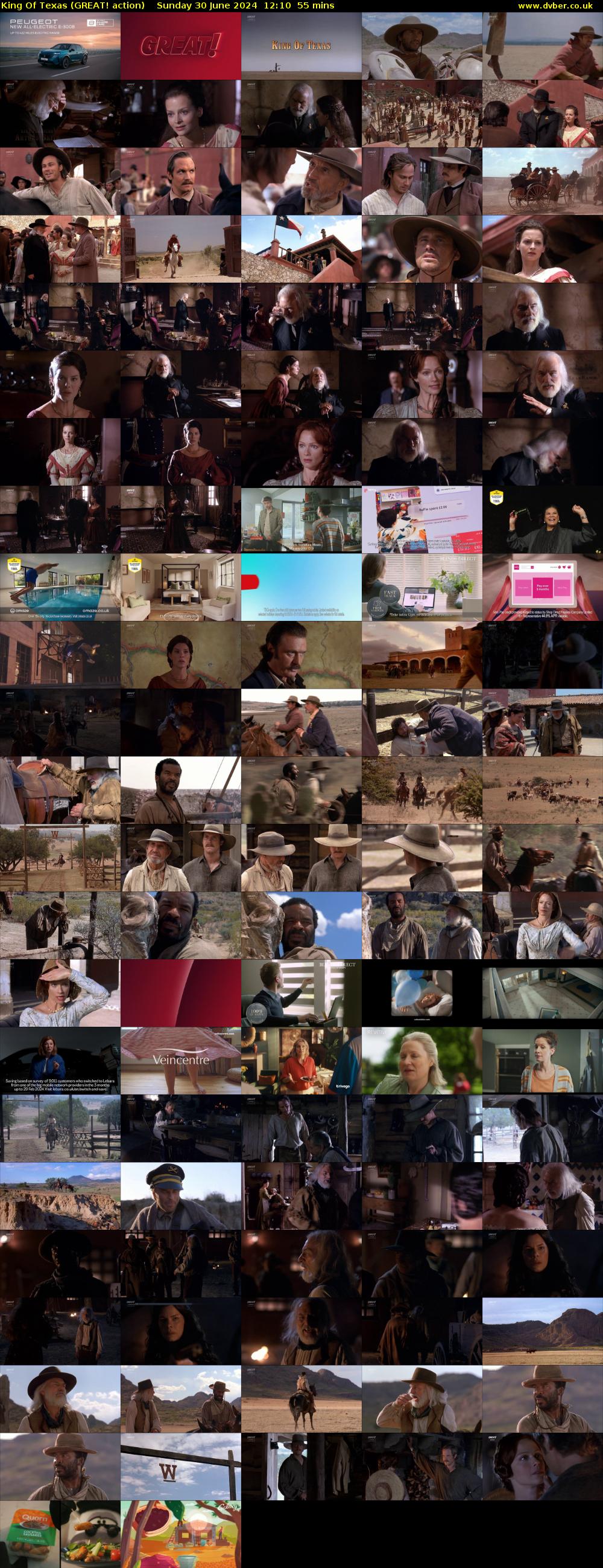 King Of Texas (GREAT! action) Sunday 30 June 2024 12:10 - 13:05