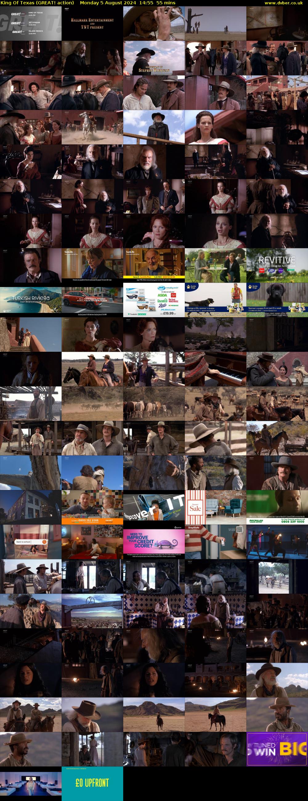 King Of Texas (GREAT! action) Monday 5 August 2024 14:55 - 15:50