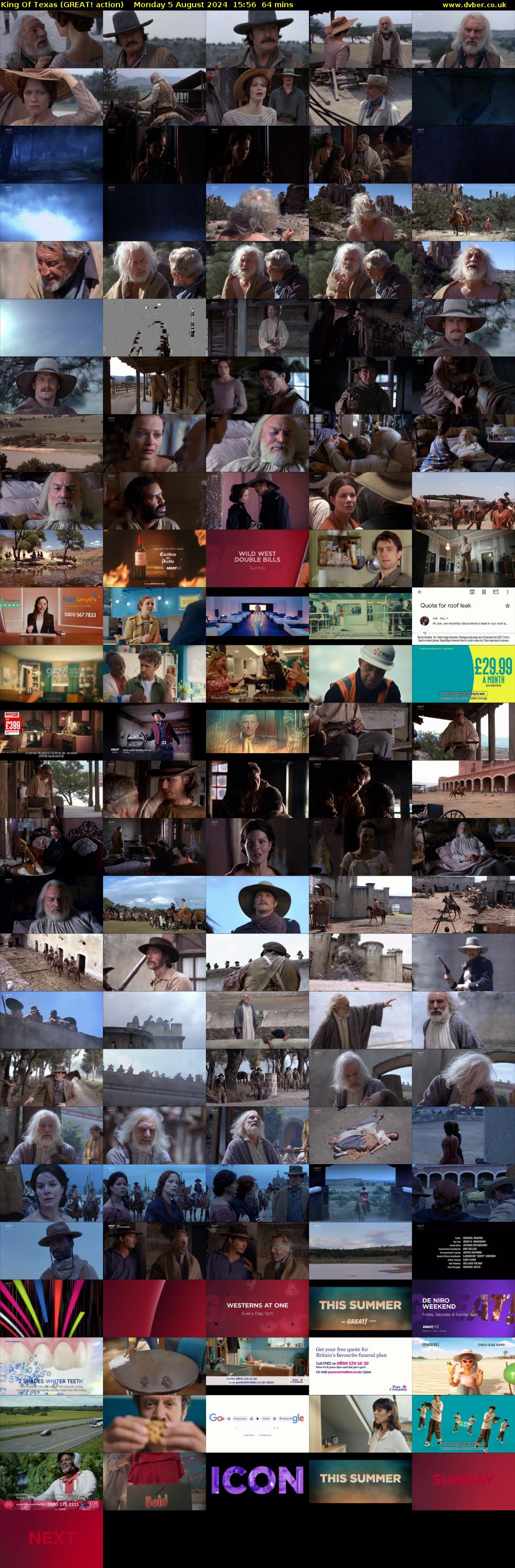 King Of Texas (GREAT! action) Monday 5 August 2024 15:56 - 17:00