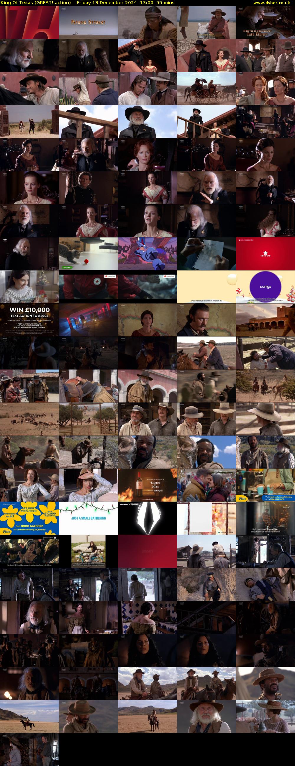 King Of Texas (GREAT! action) Friday 13 December 2024 13:00 - 13:55