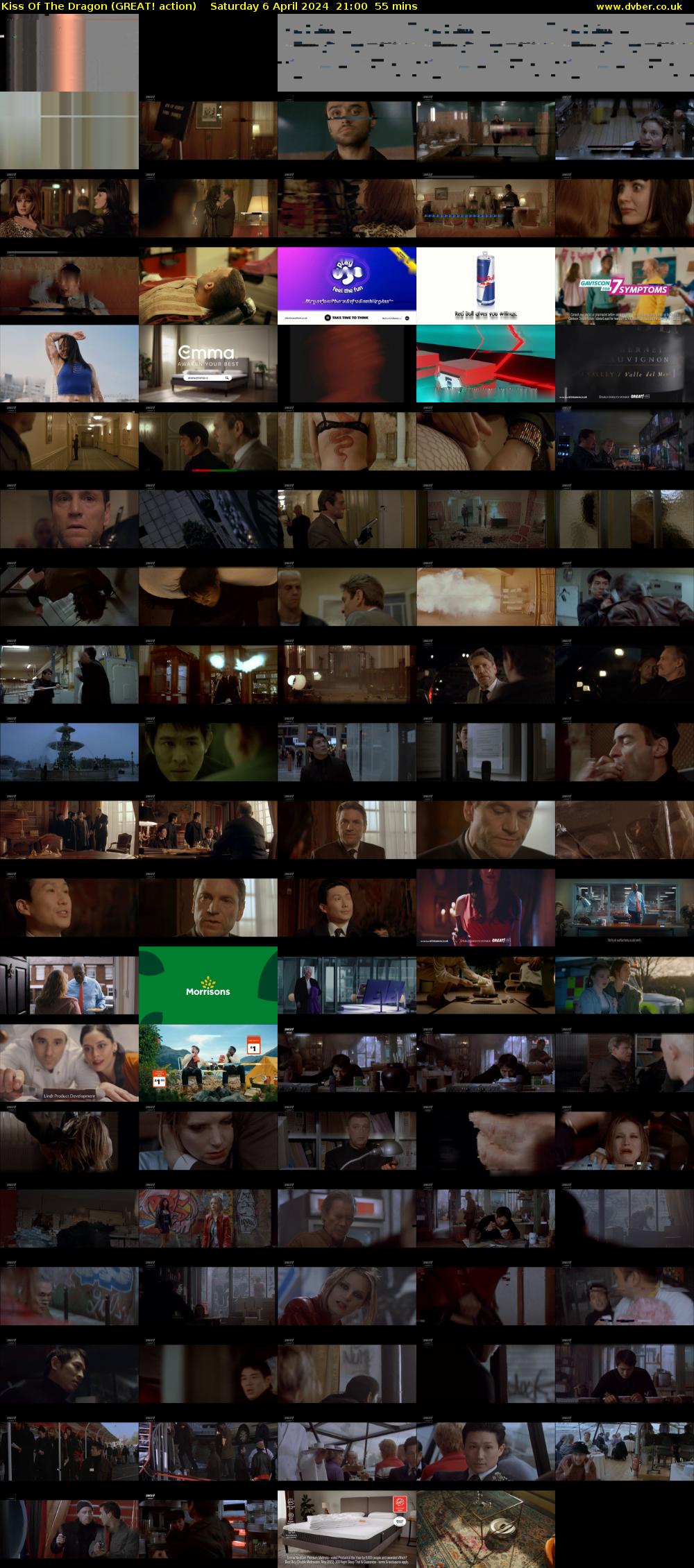 Kiss Of The Dragon (GREAT! action) Saturday 6 April 2024 21:00 - 21:55