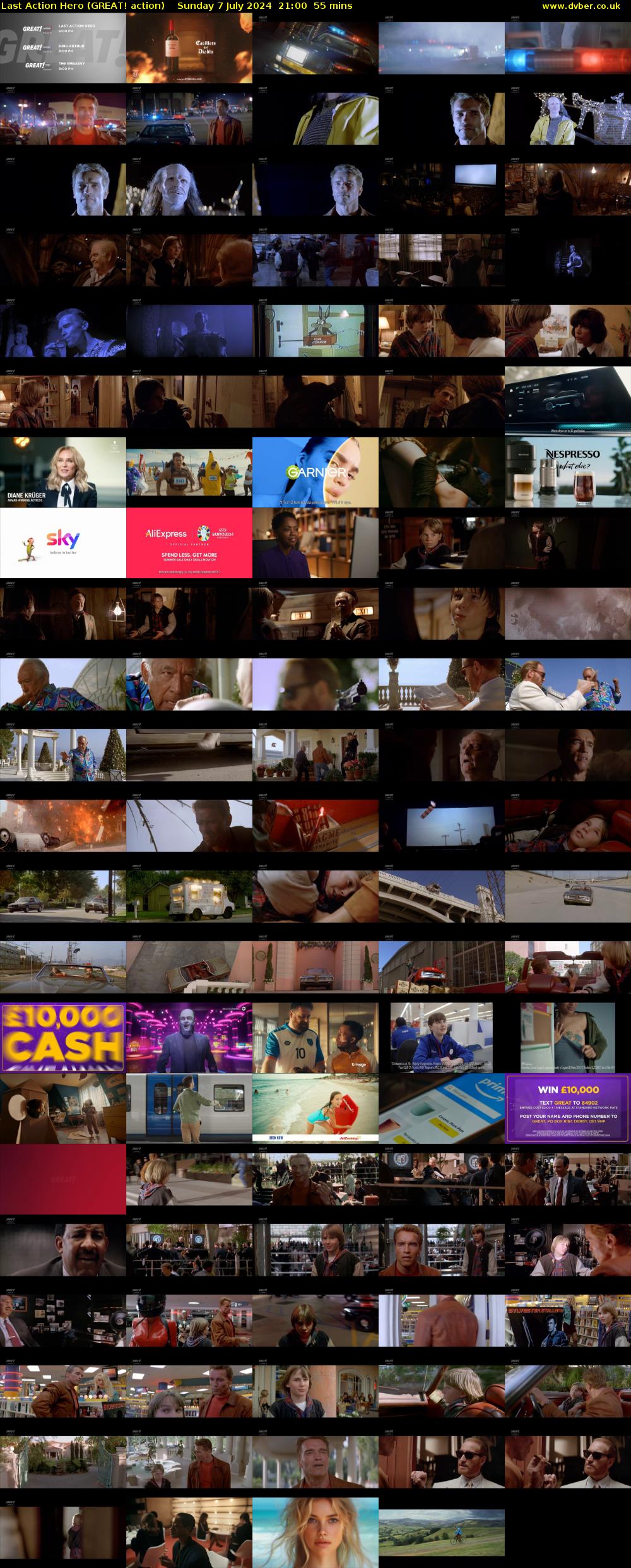 Last Action Hero (GREAT! action) Sunday 7 July 2024 21:00 - 21:55