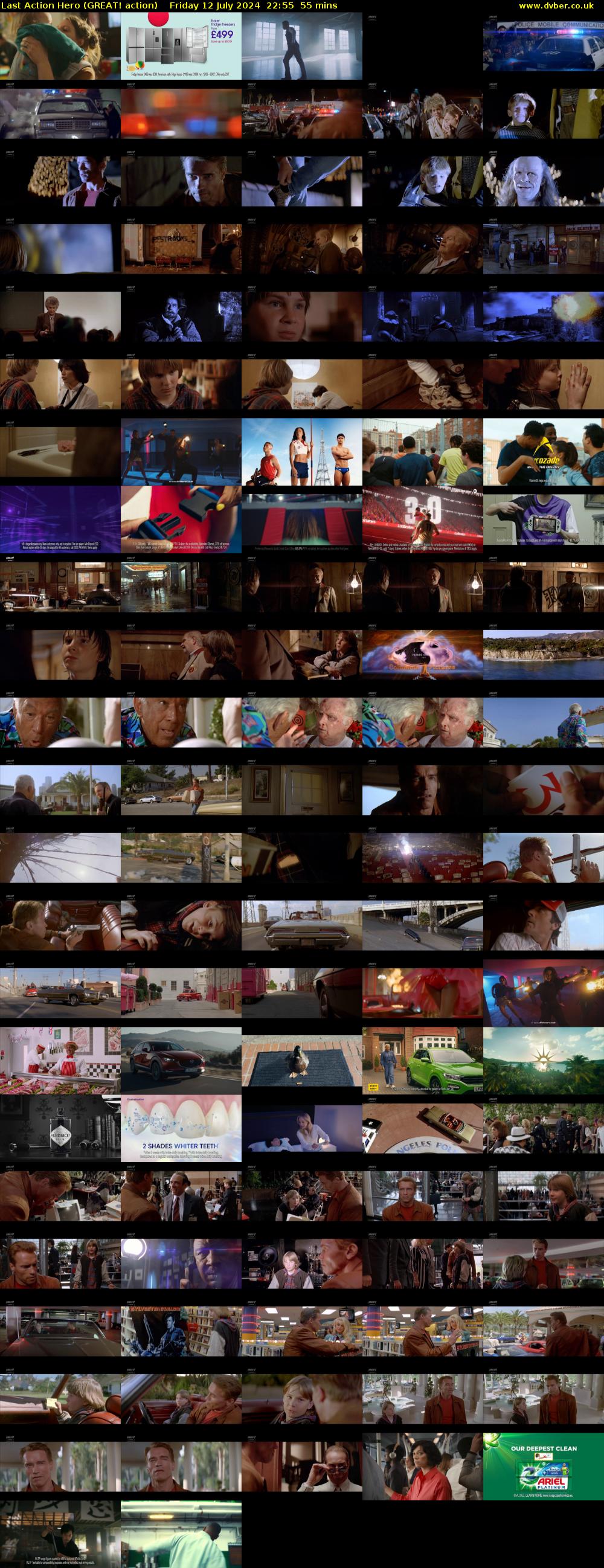 Last Action Hero (GREAT! action) Friday 12 July 2024 22:55 - 23:50