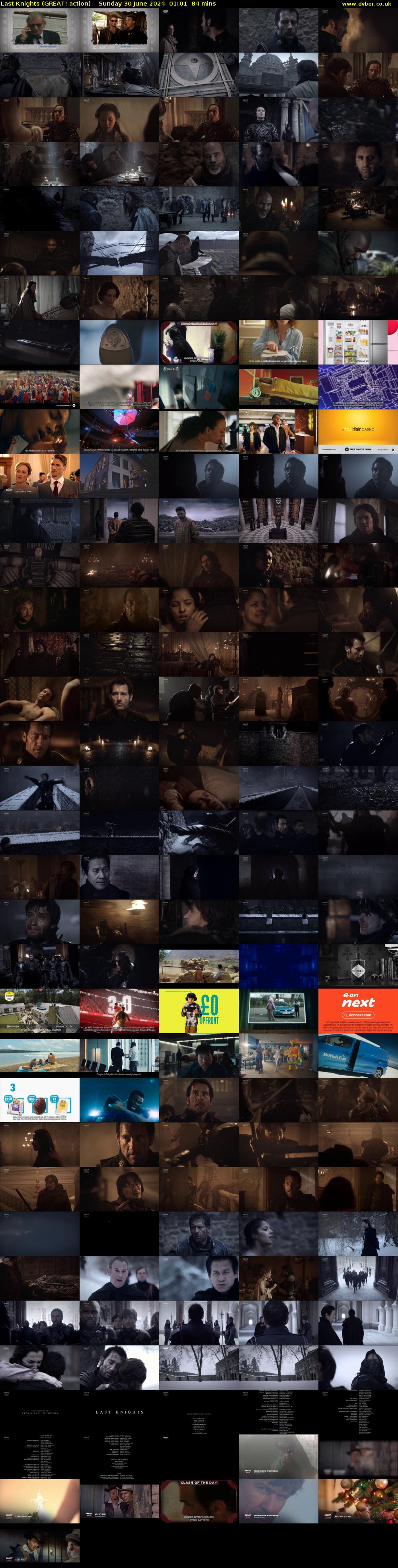 Last Knights (GREAT! action) Sunday 30 June 2024 01:01 - 02:25