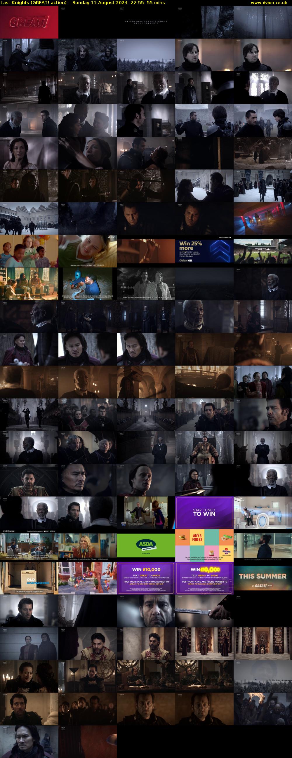 Last Knights (GREAT! action) Sunday 11 August 2024 22:55 - 23:50