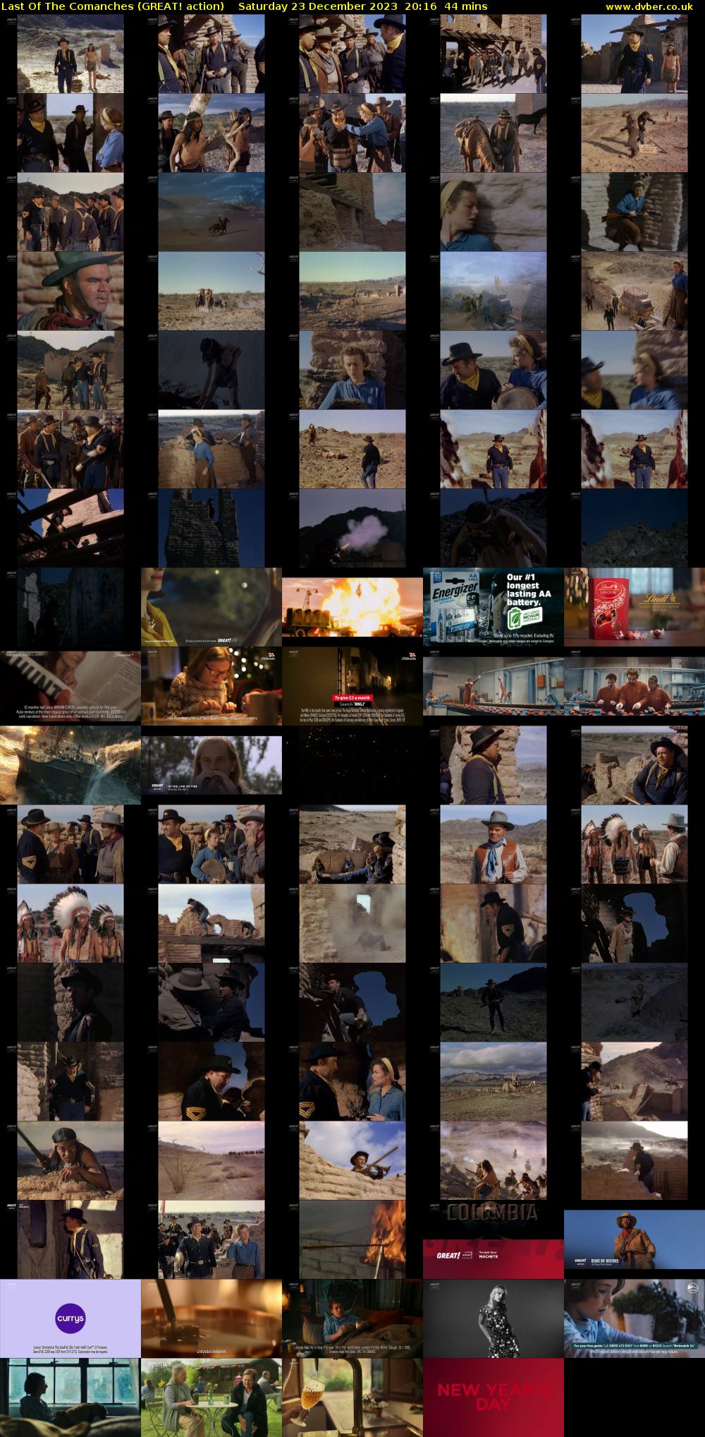 Last Of The Comanches (GREAT! action) Saturday 23 December 2023 20:16 - 21:00