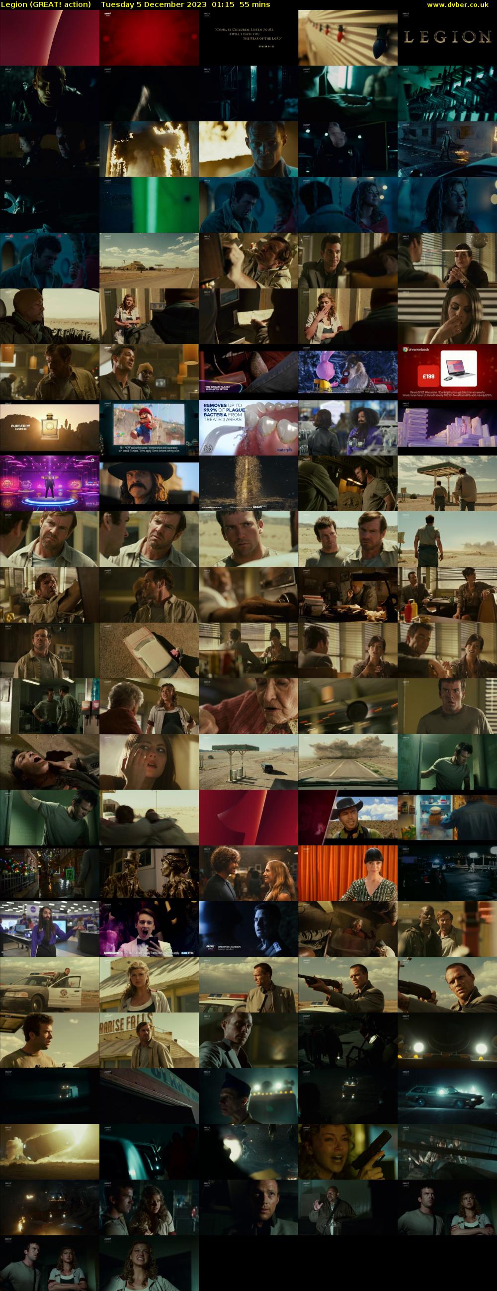 Legion (GREAT! action) Tuesday 5 December 2023 01:15 - 02:10