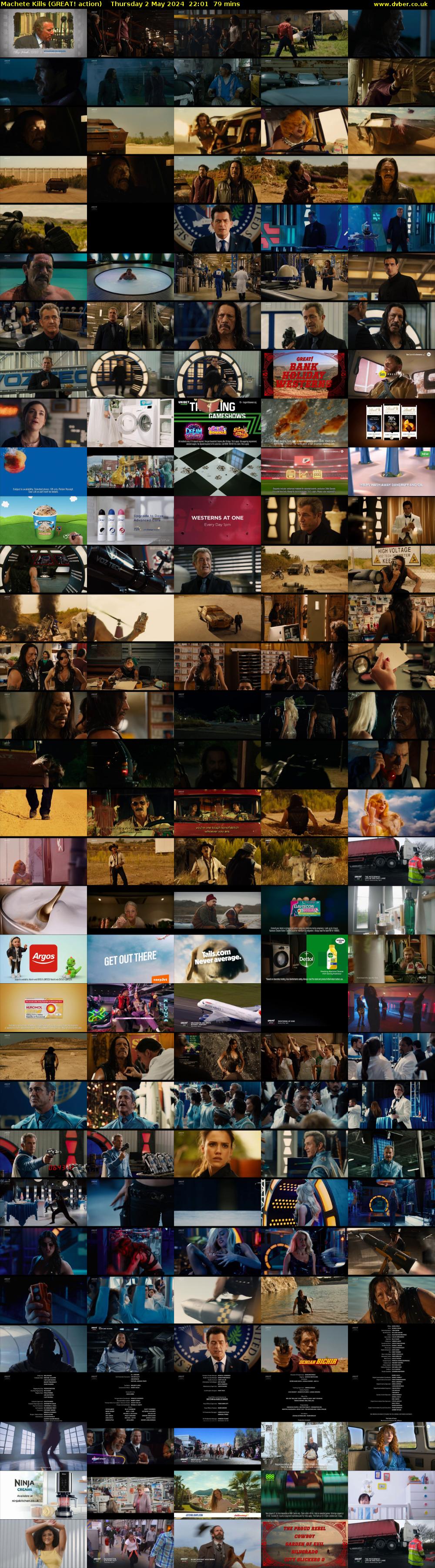 Machete Kills (GREAT! action) Thursday 2 May 2024 22:01 - 23:20