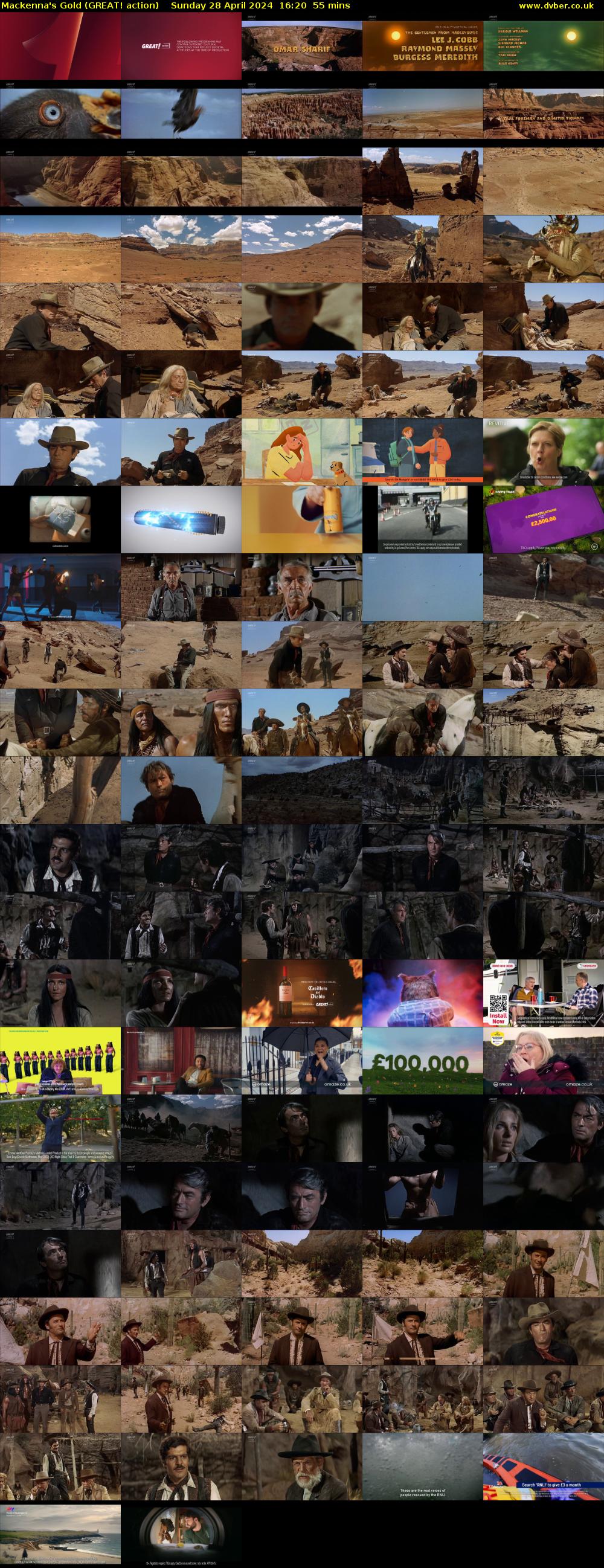 Mackenna's Gold (GREAT! action) Sunday 28 April 2024 16:20 - 17:15