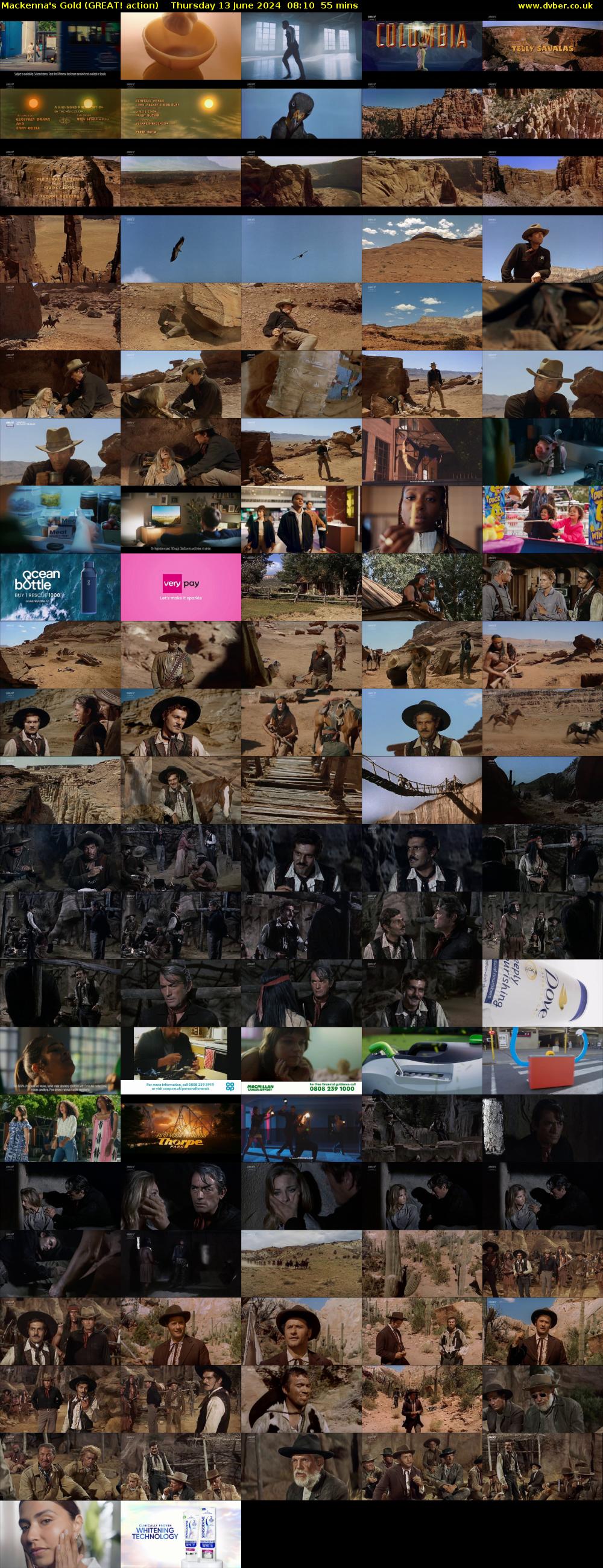 Mackenna's Gold (GREAT! action) Thursday 13 June 2024 08:10 - 09:05