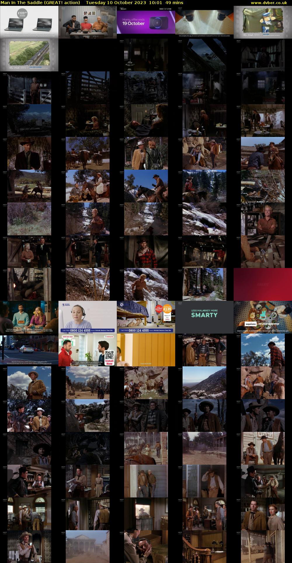 Man In The Saddle (GREAT! action) Tuesday 10 October 2023 10:01 - 10:50