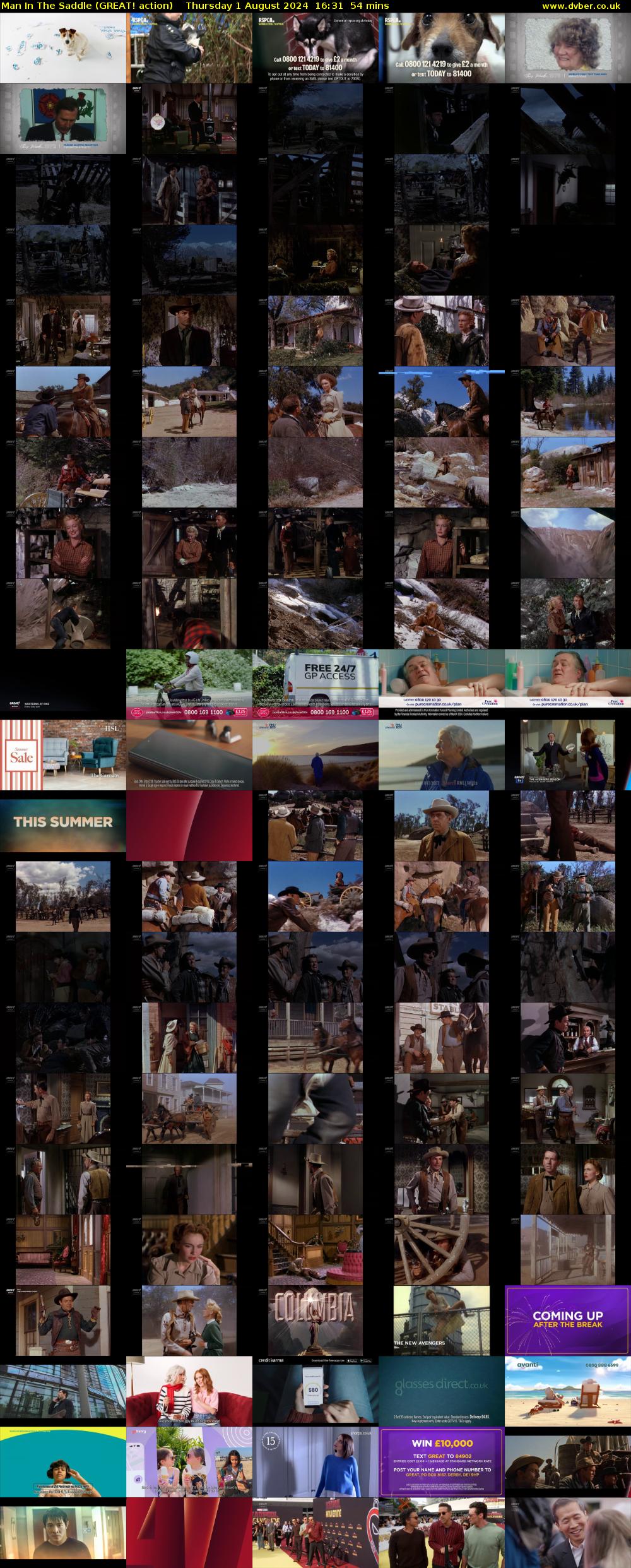 Man In The Saddle (GREAT! action) Thursday 1 August 2024 16:31 - 17:25