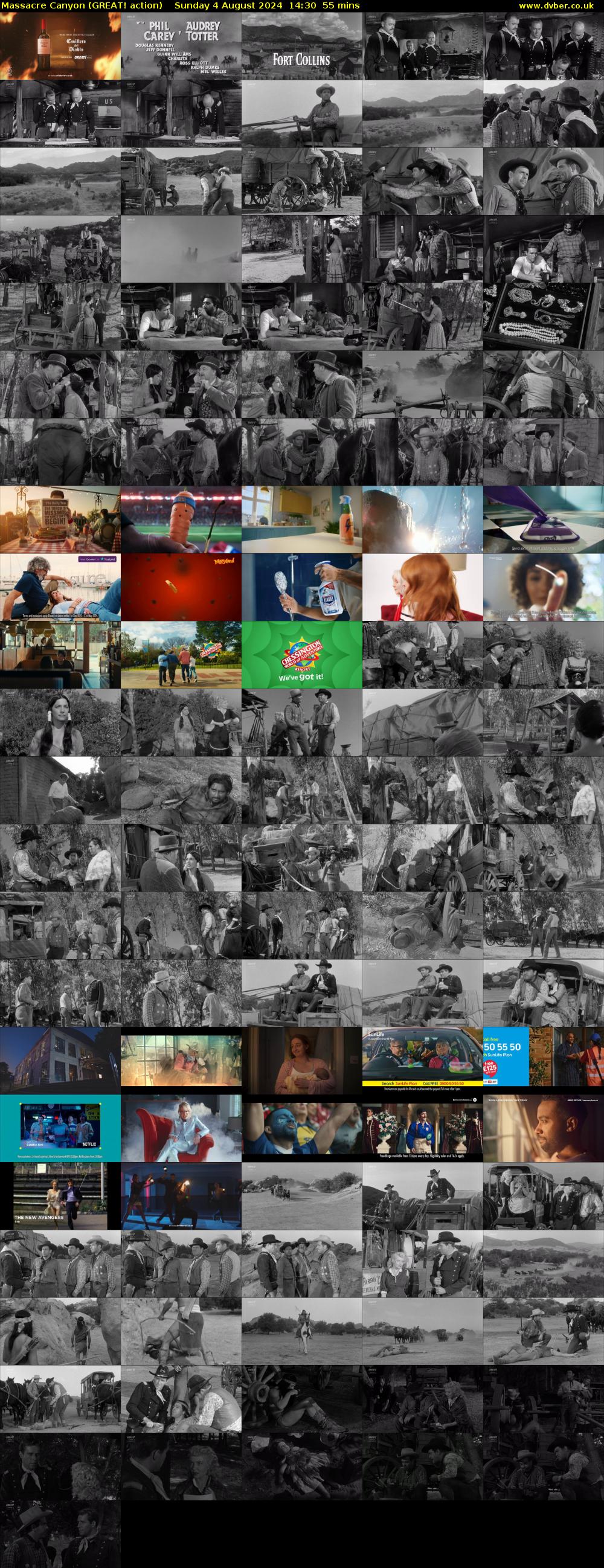 Massacre Canyon (GREAT! action) Sunday 4 August 2024 14:30 - 15:25