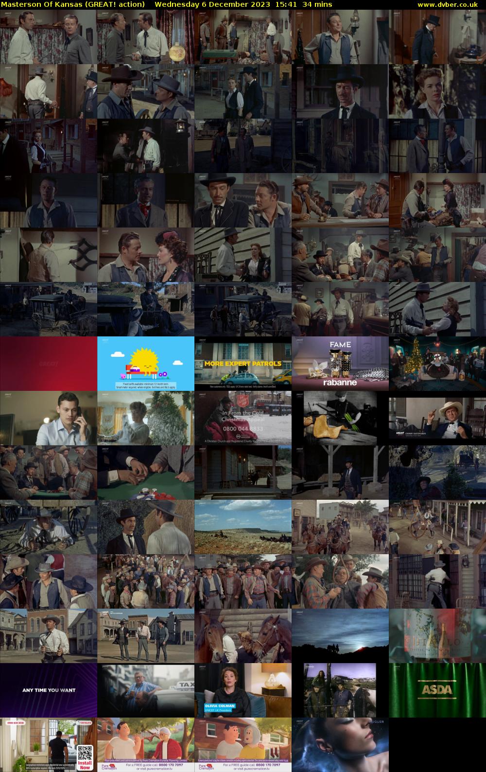 Masterson Of Kansas (GREAT! action) Wednesday 6 December 2023 15:41 - 16:15