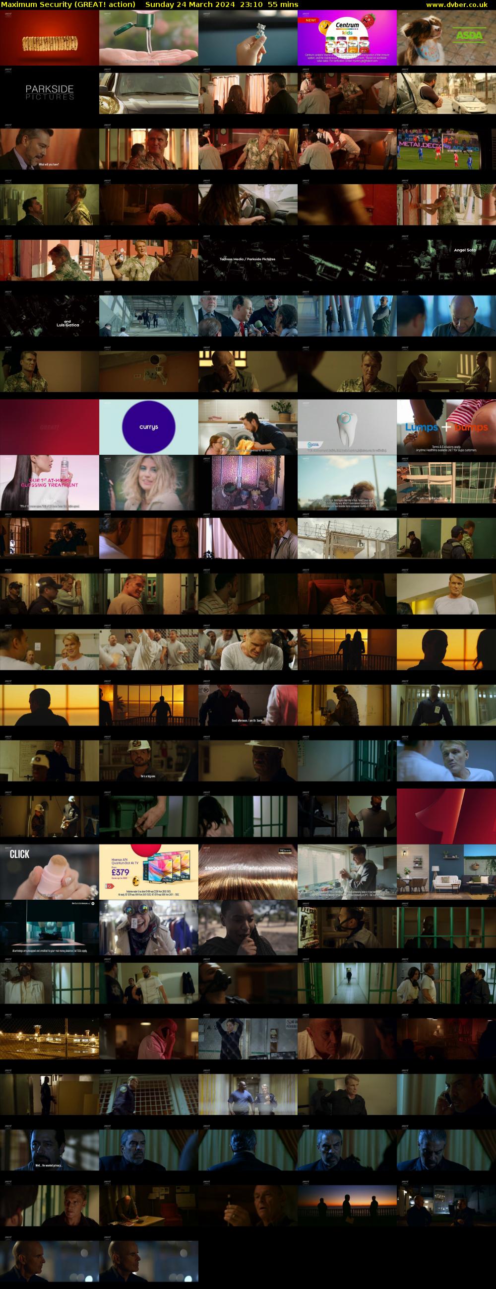 Maximum Security (GREAT! action) Sunday 24 March 2024 23:10 - 00:05