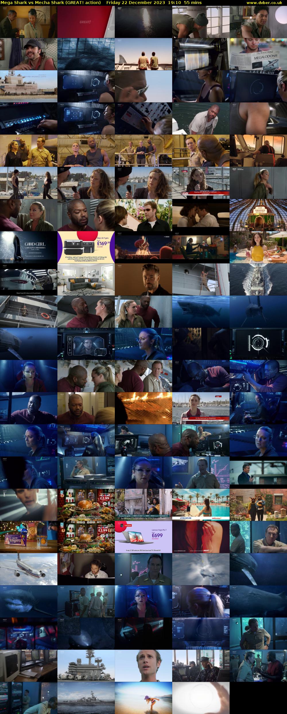 Mega Shark vs Mecha Shark (GREAT! action) Friday 22 December 2023 19:10 - 20:05