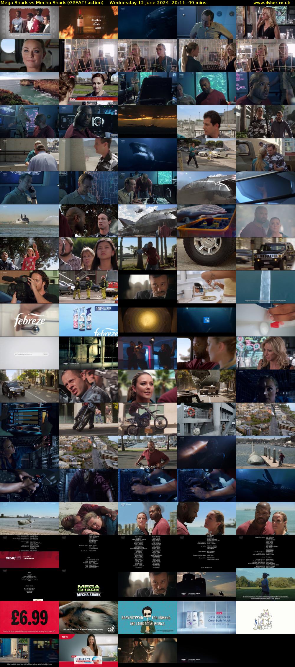 Mega Shark vs Mecha Shark (GREAT! action) Wednesday 12 June 2024 20:11 - 21:00