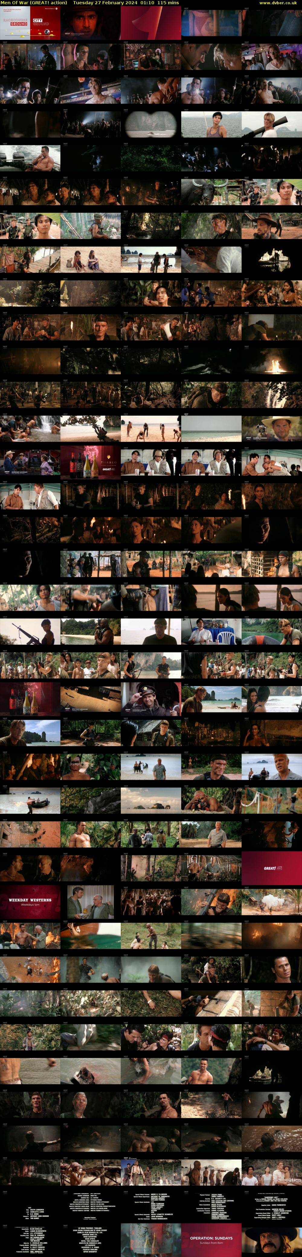 Men Of War (GREAT! action) Tuesday 27 February 2024 01:10 - 03:05