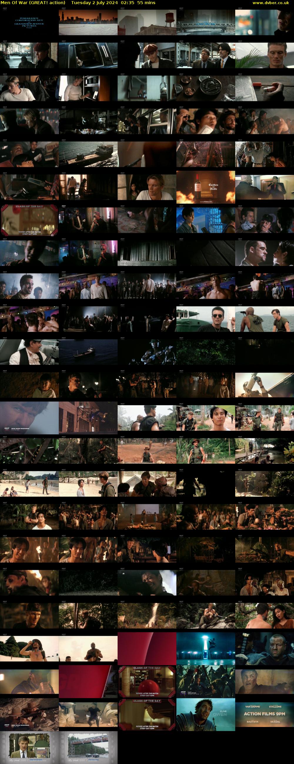Men Of War (GREAT! action) Tuesday 2 July 2024 02:35 - 03:30