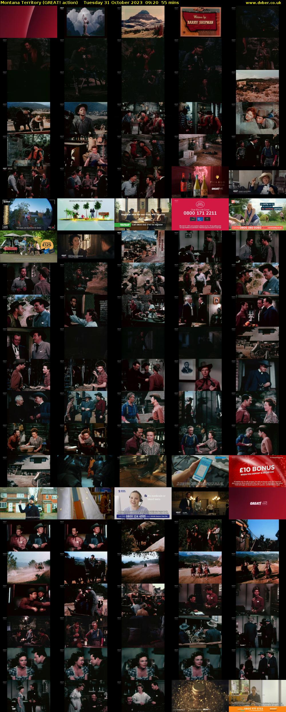Montana Territory (GREAT! action) Tuesday 31 October 2023 09:20 - 10:15