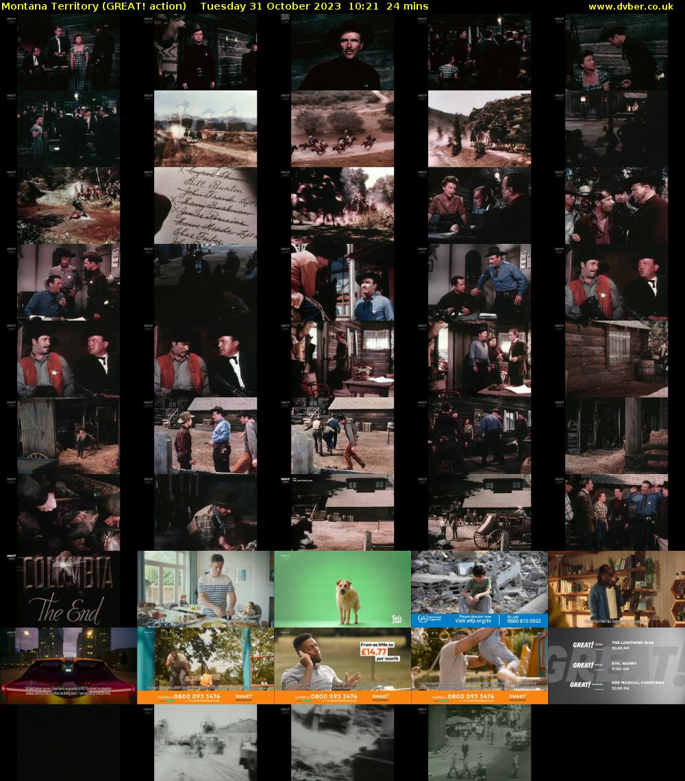 Montana Territory (GREAT! action) Tuesday 31 October 2023 10:21 - 10:45