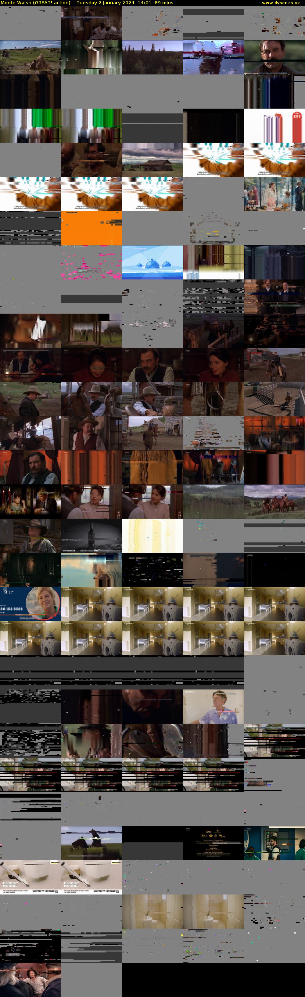 Monte Walsh (GREAT! action) Tuesday 2 January 2024 14:01 - 15:30