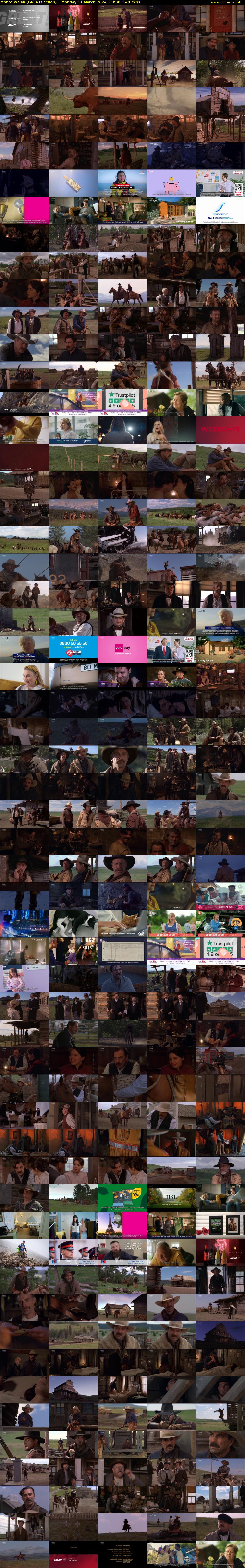 Monte Walsh (GREAT! action) Monday 11 March 2024 13:00 - 15:20