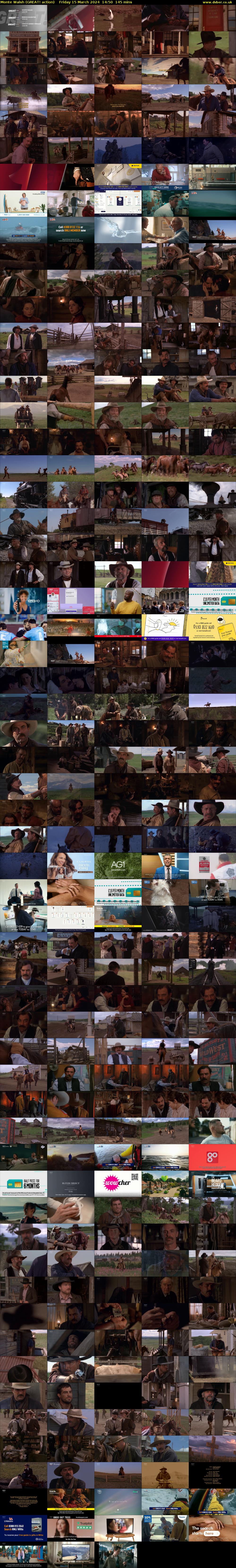Monte Walsh (GREAT! action) Friday 15 March 2024 14:50 - 17:15