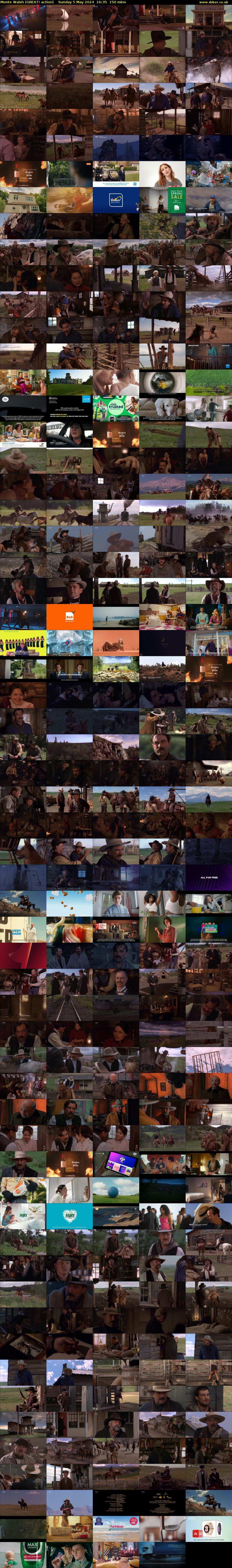 Monte Walsh (GREAT! action) Sunday 5 May 2024 16:35 - 19:05