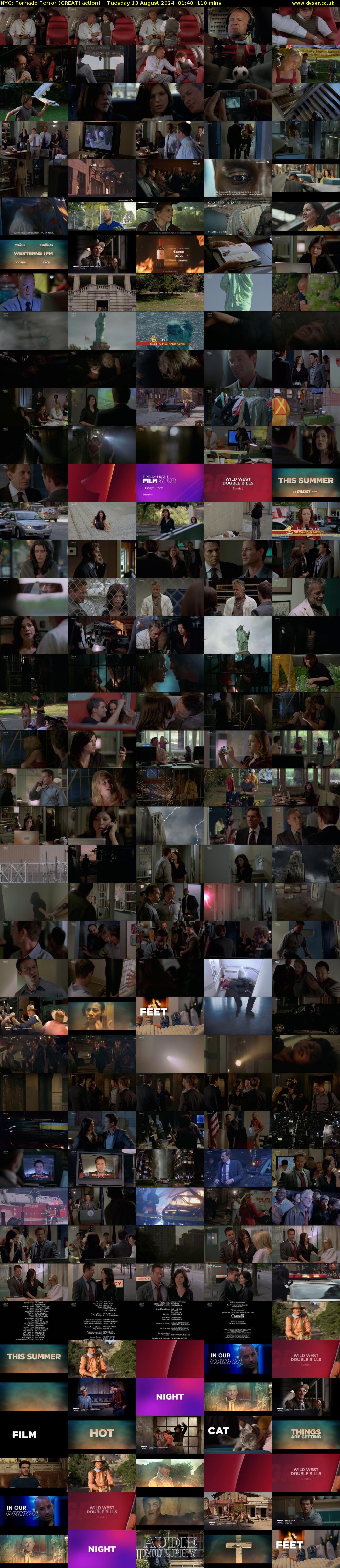 NYC: Tornado Terror (GREAT! action) Tuesday 13 August 2024 01:40 - 03:30