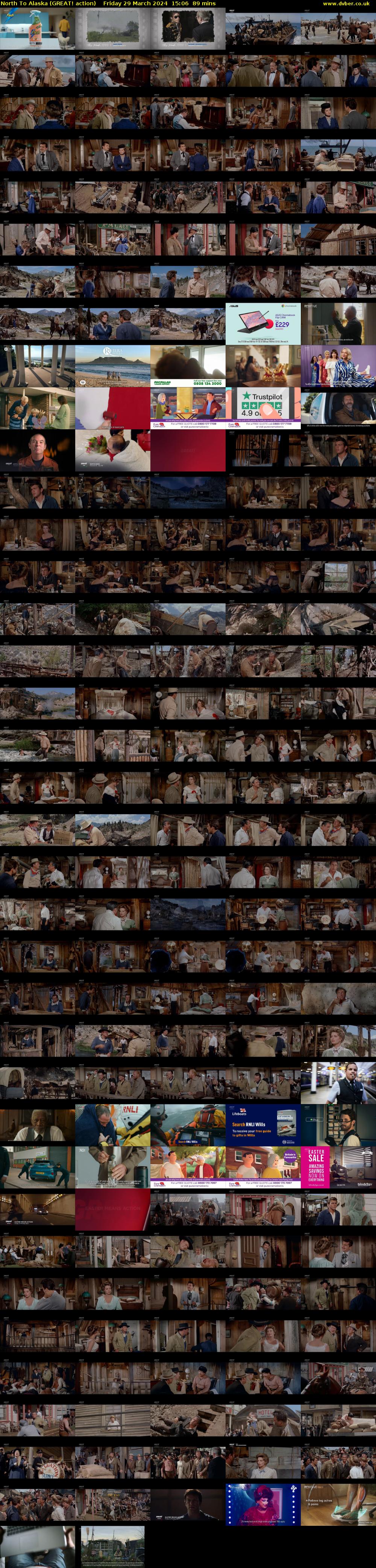 North To Alaska (GREAT! action) Friday 29 March 2024 15:06 - 16:35