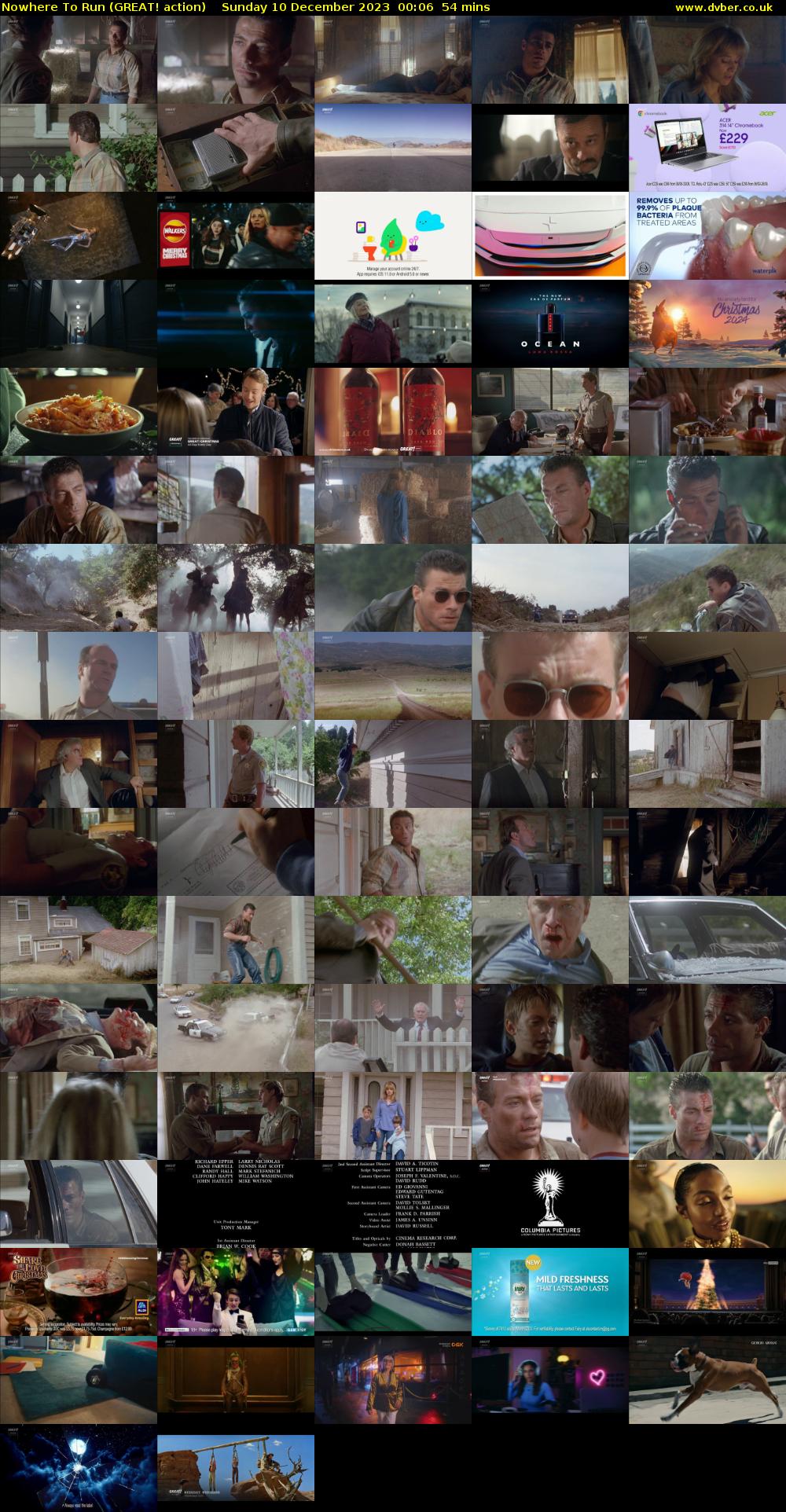 Nowhere To Run (GREAT! action) Sunday 10 December 2023 00:06 - 01:00