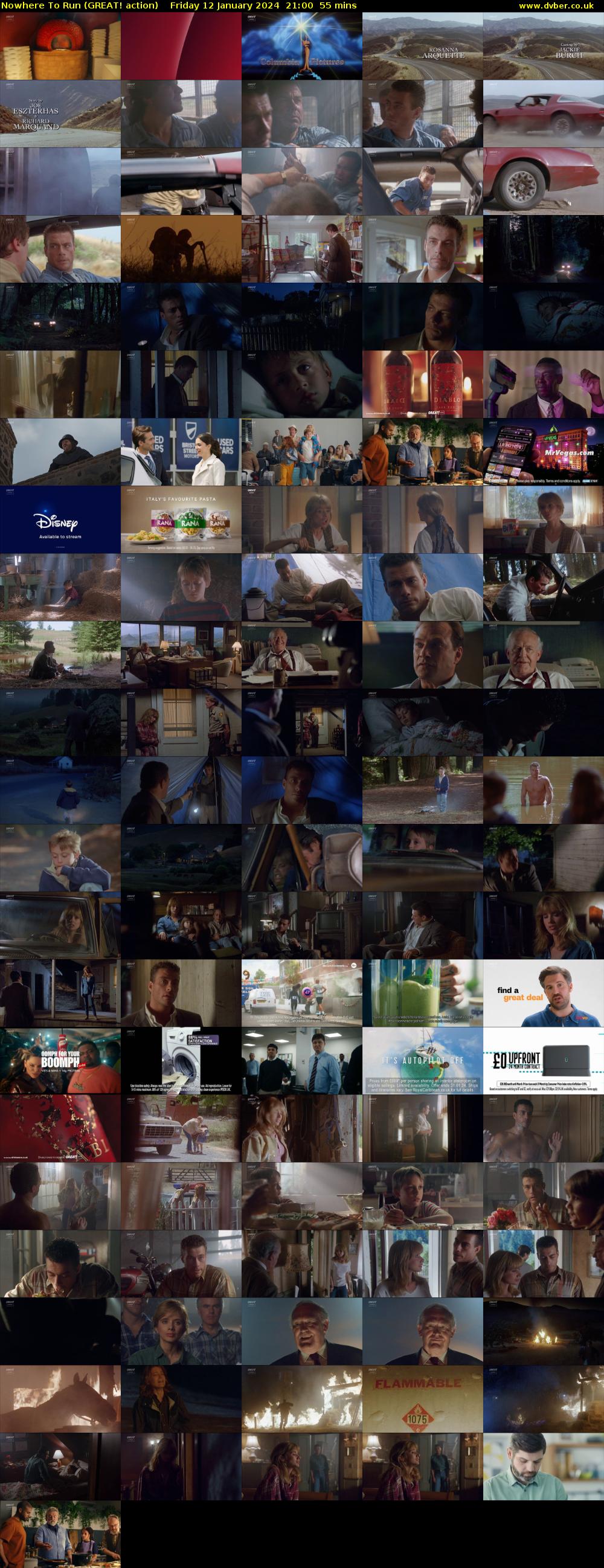 Nowhere To Run (GREAT! action) Friday 12 January 2024 21:00 - 21:55