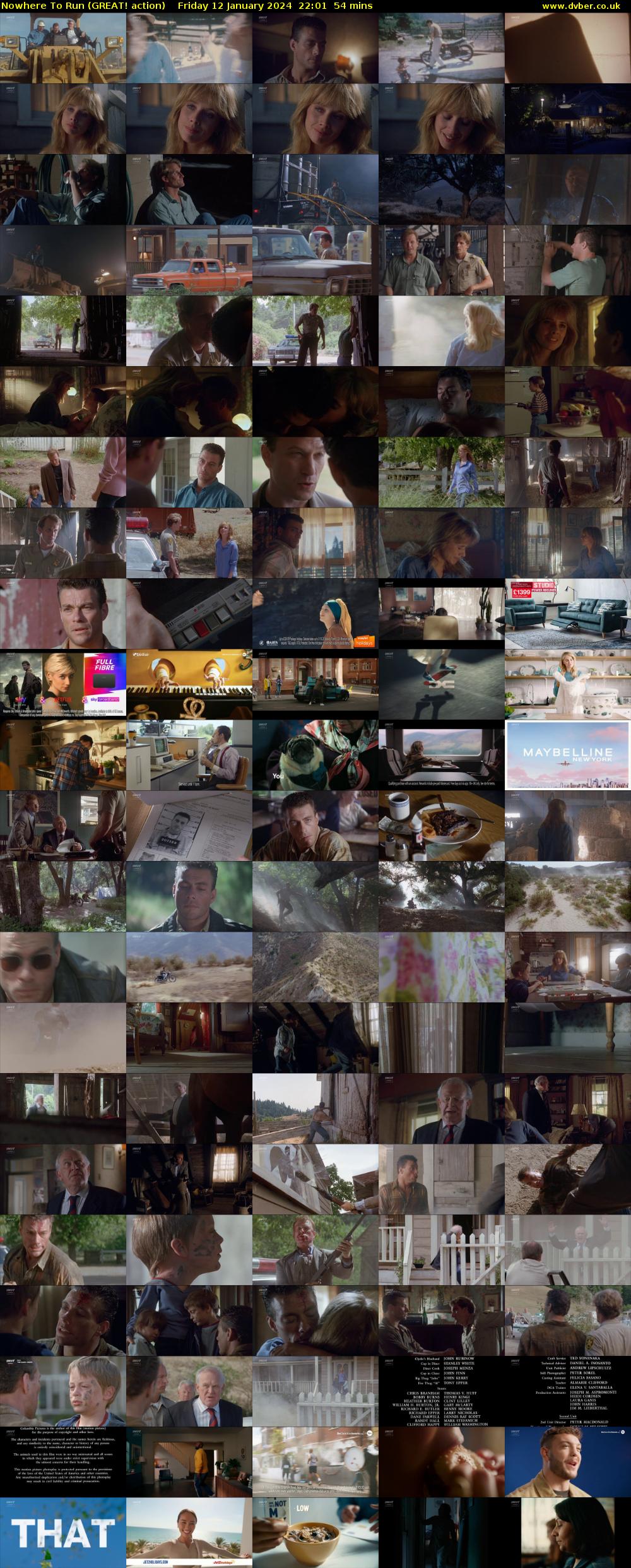 Nowhere To Run (GREAT! action) Friday 12 January 2024 22:01 - 22:55