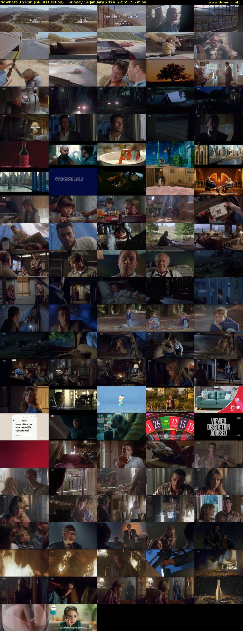 Nowhere To Run (GREAT! action) Sunday 14 January 2024 22:55 - 23:50