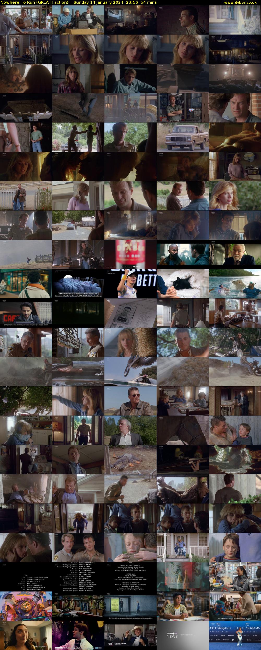 Nowhere To Run (GREAT! action) Sunday 14 January 2024 23:56 - 00:50