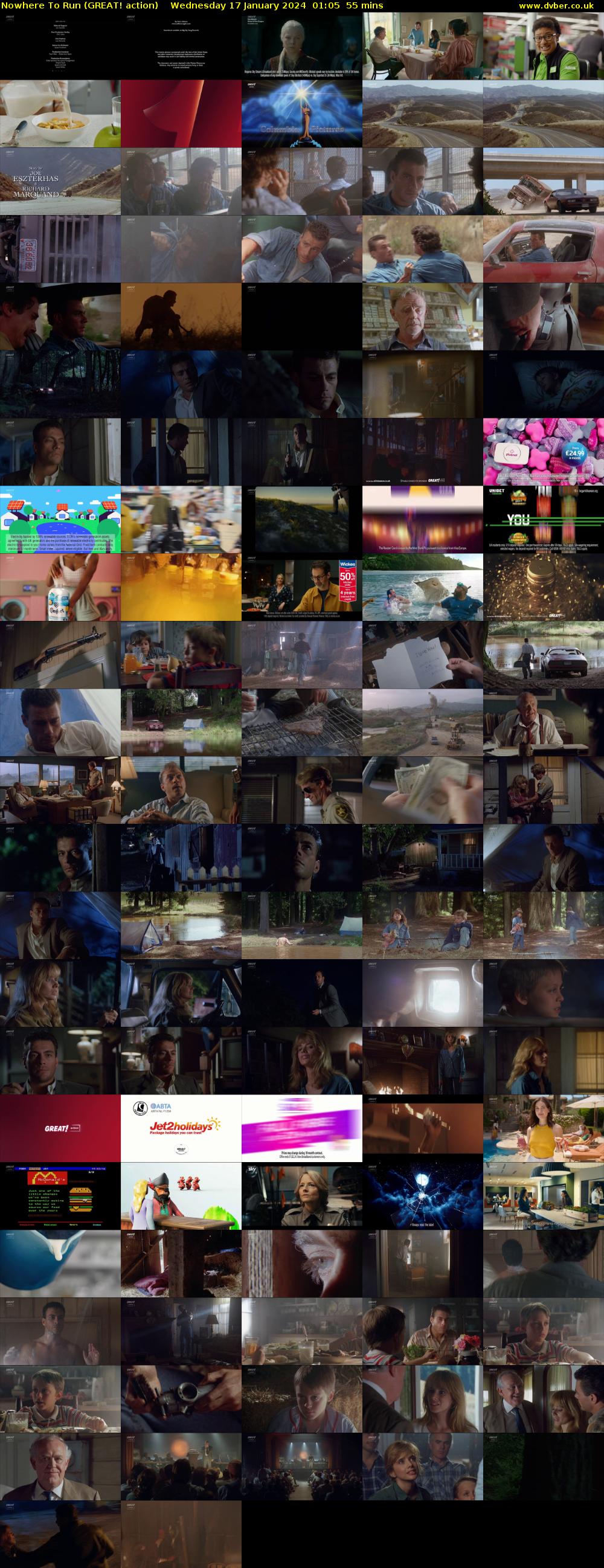 Nowhere To Run (GREAT! action) Wednesday 17 January 2024 01:05 - 02:00