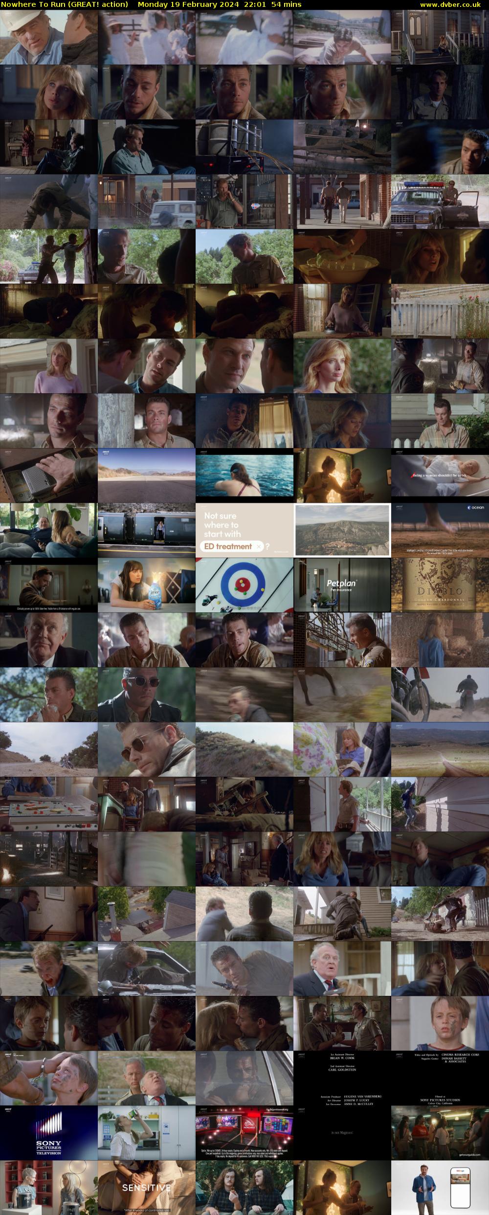 Nowhere To Run (GREAT! action) Monday 19 February 2024 22:01 - 22:55
