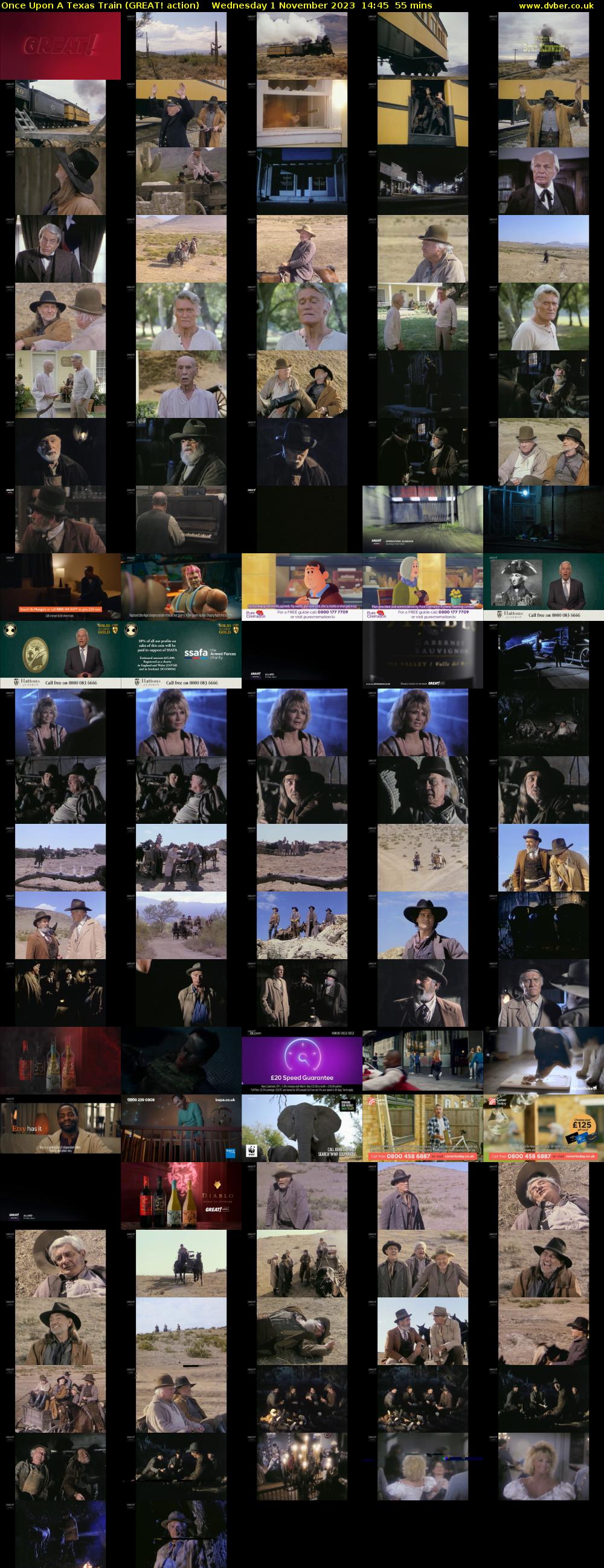 Once Upon A Texas Train (GREAT! action) Wednesday 1 November 2023 14:45 - 15:40