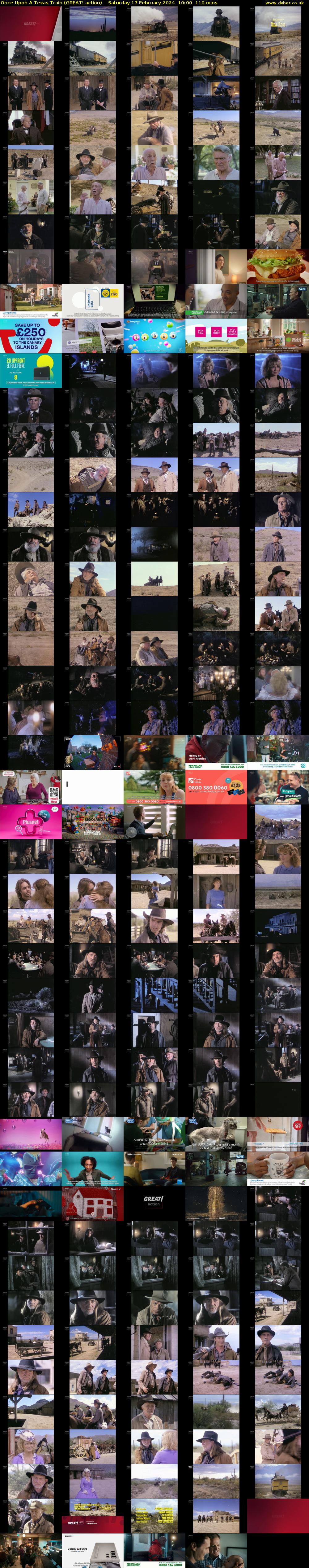 Once Upon A Texas Train (GREAT! action) Saturday 17 February 2024 10:00 - 11:50
